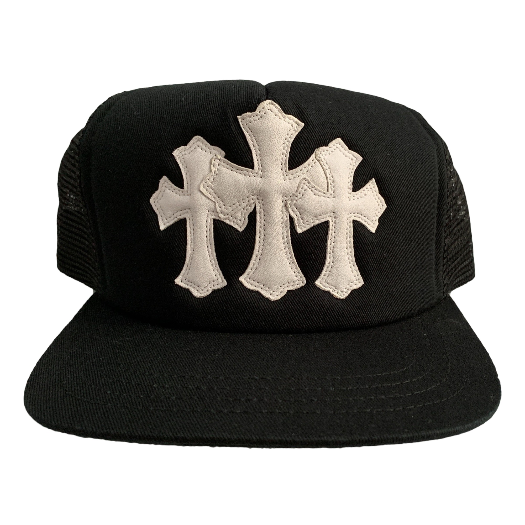 Chrome Hearts Cemetery Trucker Black Hat