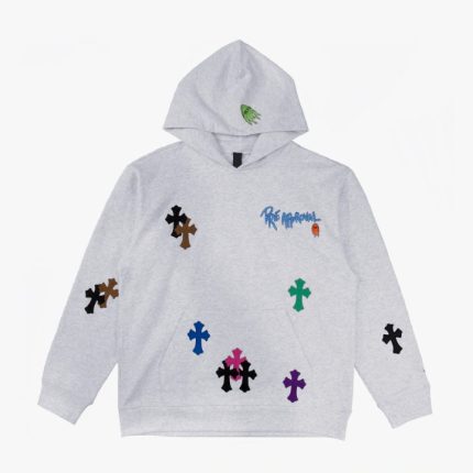 Chrome Hearts x Matty Boy Cross Patch Hoodie – White