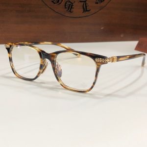 Chrome Hearts Crystal Brown Glasses