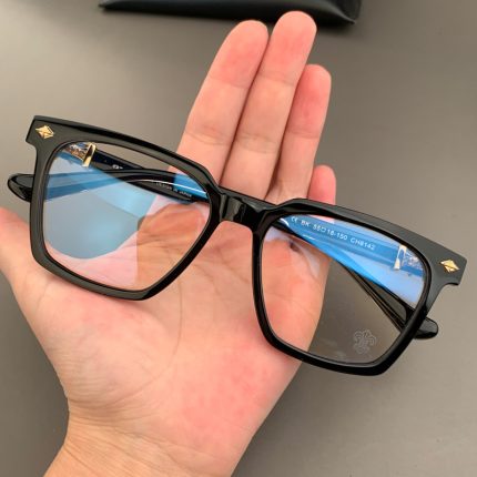 Chrome Hearts Golden Premium Black Glasses